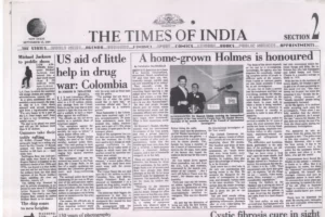 The Times of India - A Home Grown Holmes